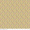 Fat Quarter End of Bolt - CLEARANCE Midnight Garden Rose Ditsy C12544 Dijon - Riley Blake - Floral Flowers Roses - Quilting Cotton Fabric