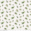 28" End of Bolt - SALE Monthly Placemats December Holly C12423 Cream - Riley Blake Designs - Christmas Pine Needles Sprigs - Quilting Cotton