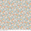 CLEARANCE Fairy Dust Tulips C12443 Gray - Riley Blake Designs - Floral Flowers - Quilting Cotton Fabric