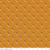 Fat Quarter End of Bolt - CLEARANCE Maple Strokes C12477 Gold - Riley Blake  - Geometric Squares - Quilting Cotton