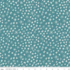 35" End of Bolt - FLANNEL Nice Ice Baby Snowflakes F12574 Teal - Riley Blake Designs - Winter Snowflake - FLANNEL Cotton Fabric