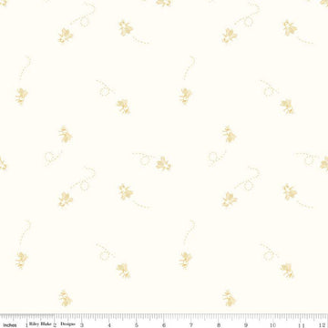25" End of Bolt - SALE The Beehive State Bees C12533 Cloud - Riley Blake Designs - Utah Honeybees - Quilting Cotton Fabric