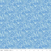 Fat Quarter End of Bolt Piece - SALE Blue Jean Marbled C12721 Blue - Riley Blake Designs - Marble - Quilting Cotton Fabric