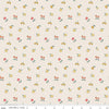 13" End of Bolt - DEAL Forgotten Memories Blossom C12752 Off White - Riley Blake Designs - Floral Flowers - Quilting Cotton Fabric