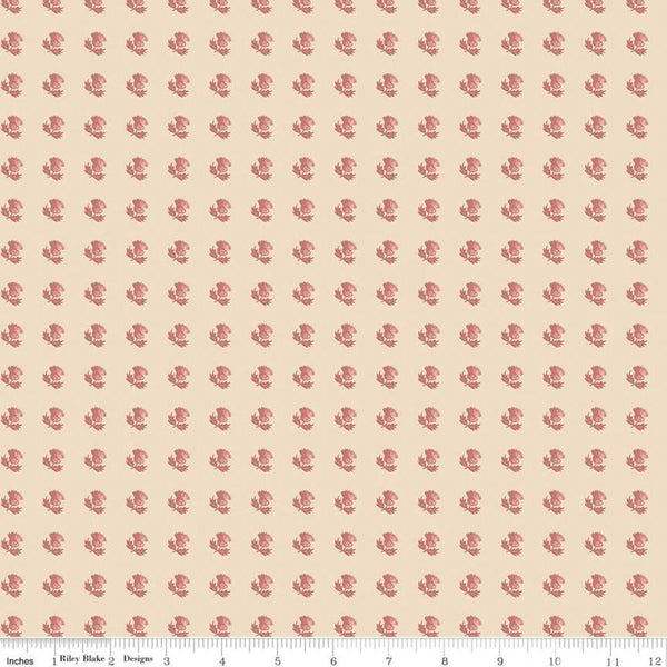Fat Quarter End of Bolt - CLEARANCE Sense and Sensibility Sir Middleton C12828 - Riley Blake - Jane Austen - Quilting Cotton - Licensed