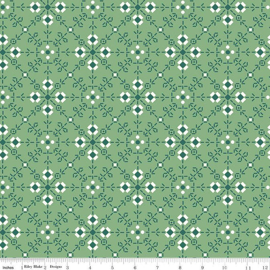 CLEARANCE 3-Yard Cut - Bee Plaids Homemade WIDEBACK WB12040 Alpine - Riley Blake Designs - 108" Flowers - Quilting Cotton Fabric