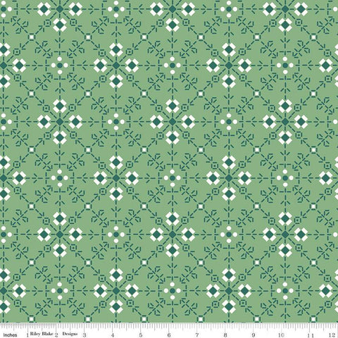 CLEARANCE 3-Yard Cut - Bee Plaids Homemade WIDEBACK WB12040 Alpine - Riley Blake Designs - 108" Flowers - Quilting Cotton Fabric