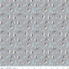 Celebrate with Hershey Valentine's Day Kisses Toss C12803 Silver - Riley Blake Designs - Hershey's Chocolate - Quilting Cotton Fabric