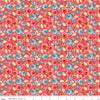 17" End of Bolt - SALE Mon Cheri Roses C12653 Poppy - Riley Blake Designs - Floral Flowers - Quilting Cotton Fabric