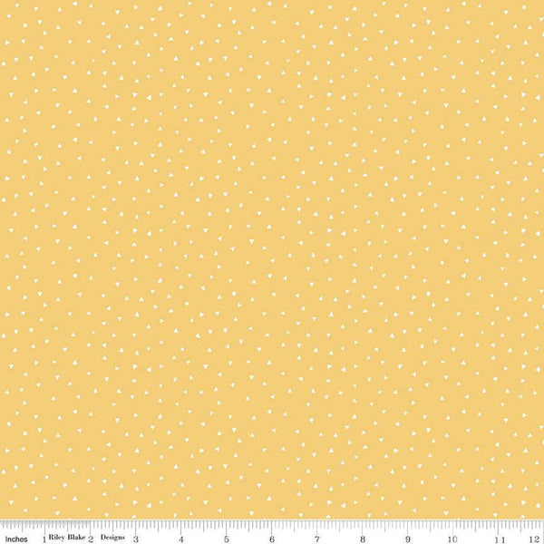 SALE Mon Cheri Triangles C12655 Yellow - Riley Blake Designs - Triangle - Quilting Cotton Fabric