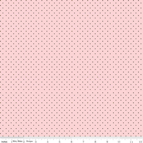 Springtime Dots C12816 Pink by Riley Blake Designs - Polka Dot Dotted - Quilting Cotton Fabric