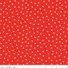 8" End of Bolt - Be Mine Valentine Small Hearts C12788 Red - Riley Blake Designs - Valentine's Day Valentines Red - Quilting Cotton Fabric