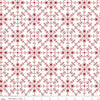 2 yard  35" Cut - Bee Plaids Homemade WIDE BACK WB12040 Red - Riley Blake Designs - 107/108" Wide Floral Flowers - Quilting Cotton Fabric
