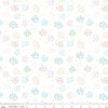 Fat Quarter End of Bolt - SALE Our Little Band Geo Cluster C13063 White - Riley Blake Designs - Quilting Cotton Fabric - Licensed Product