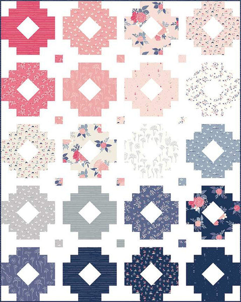 SALE Solstice Lights Quilt PATTERN P173 by Fran Gulick - Riley Blake Designs - INSTRUCTIONS Only - Beginner Fat Quarter Friendly