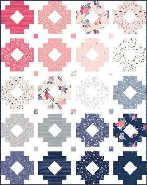 Solstice Lights Quilt PATTERN P173 by Fran Gulick - Riley Blake Designs - INSTRUCTIONS Only - Beginner Fat Quarter Friendly