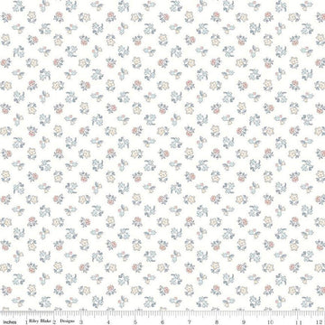 SALE The Collector's Home Pavilion Neutrals Spring Buds B 01666810B - Riley Blake - Floral - Liberty Fabrics - Quilting Cotton Fabric