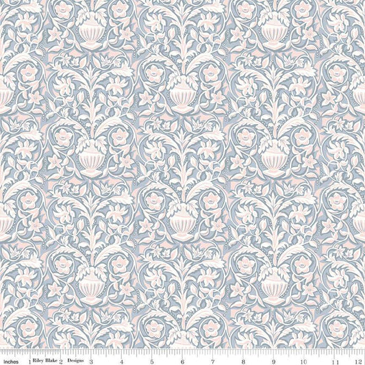 28" End of Bolt - SALE The Collector's Home Pavilion Neutrals Lincoln Fields B 01666813B - Riley Blake - Floral - Liberty - Quilting Cotton