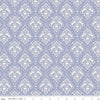 34" End of Bolt - SALE Springtime Damask C12811 Lilac by Riley Blake Designs - Flowers Rabbits Eggs Baskets Easter - Quilting Cotton Fabric