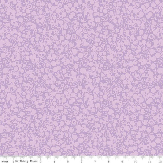 SALE Fat Quarter End of Bolt - The Wiltshire Shadow Collection 01666530A Orchid - Riley Blake-Tonal Berries -Liberty Fabrics-Quilting Fabric