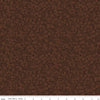 Fat Quarter End of Bolt - The Wiltshire Shadow Collection 01666564A Chestnut - Riley Blake - Tonal Leaves  - Liberty -Quilting Cotton Fabric