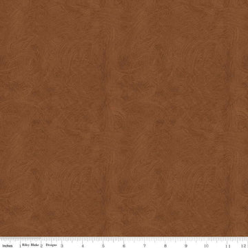 10" End of Bolt - SALE Ride the Range Brush C12744 Brown - Riley Blake Designs - Tone-on-Tone Semi-Solid - Quilting Cotton Fabric