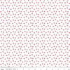 13" End of Bolt - Cheerfully Red Flowers C13316 White - Riley Blake Designs - Flower Floral - Quilting Cotton Fabric