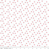23" End of Bolt - Cheerfully Red Berries C13317 White - Riley Blake Designs - Berry - Quilting Cotton Fabric