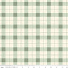 28" End of Bolt - Gingham Fields Plaid C13353 Cream - Riley Blake Designs - Geometric - Quilting Cotton Fabric