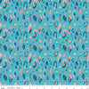 16" End of Bolt - SALE Kindness, Always Leopard CD13023 Teal - Riley Blake Designs - DIGITALLY PRINTED Leopard Spots - Quilting Cotton