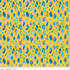 31" End of Bolt - CLEARANCE Kindness, Always Leopard CD13023 Yellow - Riley Blake - DIGITALLY PRINTED Leopard Spots - Quilting Cotton