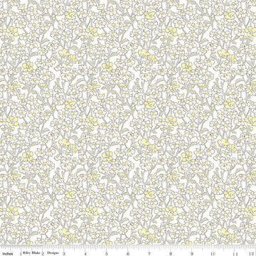 SALE Flower Show Pebble Chiltern Hill A 01666832A - Riley Blake Designs - Floral Flowers - Liberty Fabrics - Quilting Cotton Fabric