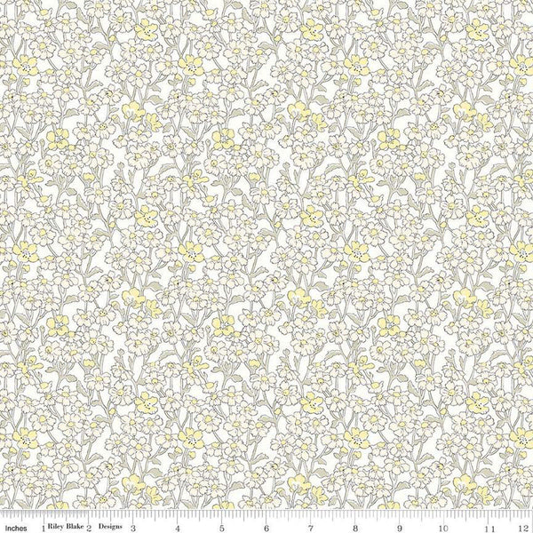 SALE Flower Show Pebble Chiltern Hill A 01666832A - Riley Blake Designs - Floral Flowers - Liberty Fabrics - Quilting Cotton Fabric