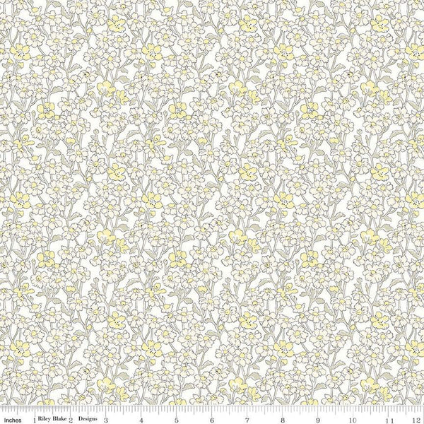 SALE Flower Show Pebble Chiltern Hill A 01666832A - Riley Blake Designs - Floral Flowers - Liberty Fabrics - Quilting Cotton Fabric