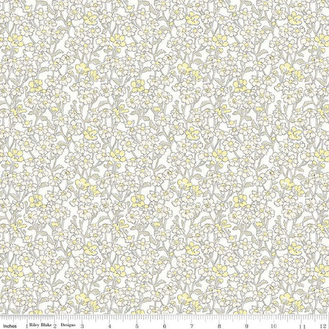 SALE Flower Show Pebble Chiltern Hill A 01666832A - Riley Blake Designs - Floral Flowers - Liberty Fabrics - Quilting Cotton Fabric