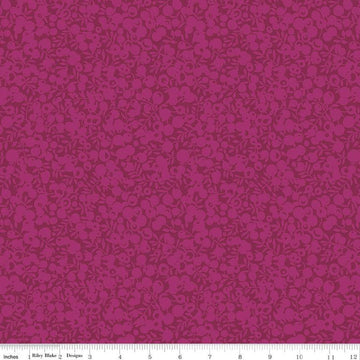 Fat Quarter End of Bolt - SALE The Wiltshire Shadow Collection 01666532A Jewel Purple - Riley Blake - Liberty Fabrics - Quilting Cotton