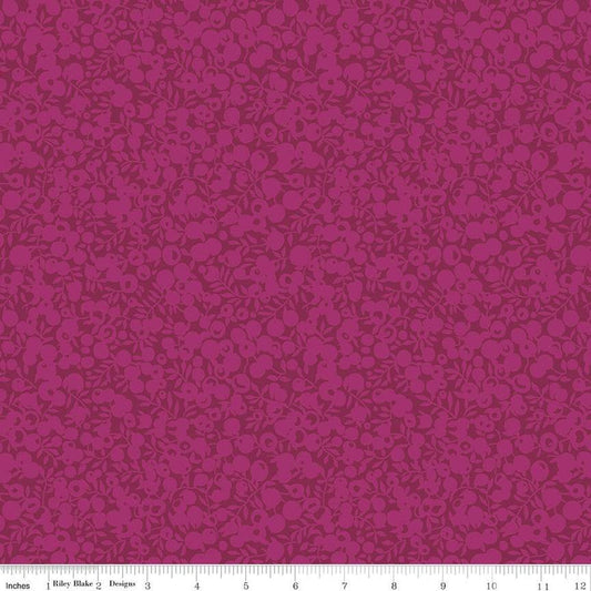 Fat Quarter End of Bolt - SALE The Wiltshire Shadow Collection 01666532A Jewel Purple - Riley Blake - Liberty Fabrics - Quilting Cotton