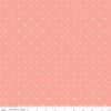 Fat Quarter End of Bolt - SALE Hello Spring Ditsy C12966 Coral - Riley Blake Designs - Geometric Diamonds - Quilting Cotton Fabric