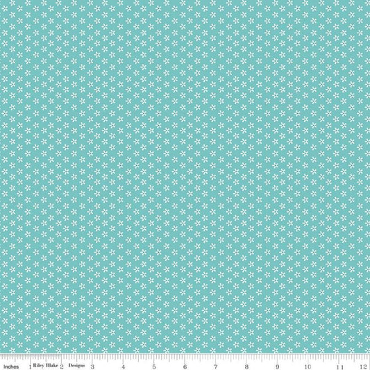 Fat Quarter End of Bolt - SALE Bee Basics Tiny Daisy C6403 Cottage - Riley Blake Designs - Floral Flowers - Lori Holt - Quilting Cotton