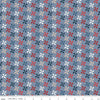 Fat Quarter End of Bolt - SALE Red, White & True Pinwheels C13183 Stone - Riley Blake Designs - Patriotic Geometric - Quilting Cotton Fabric