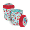Riley Blake Designs Quilty Clips ST-31397 - Riley Blake Designs - ONE Decorative Enamel Tin with 100 Clips
