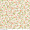 20" End of Bolt - DEAL Honeycomb Hill Sweet Garden C13121 Cream - Riley Blake Designs - Floral Flowers - Quilting Cotton Fabric