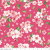 9" End of Bolt - SALE Orchard Main C13150 Cherry - Riley Blake Designs - Floral Flowers - Quilting Cotton Fabric