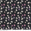 SALE Spooky Schoolhouse Spellbooks SC13203 Charcoal SPARKLE - Riley Blake Designs - Halloween Books Silver SPARKLE - Quilting Cotton Fabric