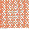Fat Quarter End of Bolt - Spooky Schoolhouse Ghosts C13205 Orange - Riley Blake Designs - Halloween - Quilting Cotton Fabric