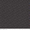 Fat Quarter End of Bolt - Hey Bootiful Dots C13135 Charcoal - Riley Blake Designs - Halloween Polka Dot Dotted - Quilting Cotton Fabric