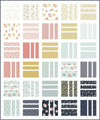 Squared Up Quilt PATTERN P173 - Fran Gulick - Riley Blake - INSTRUCTIONS Only - Beginner Friendly Multiple Sizes & Layouts