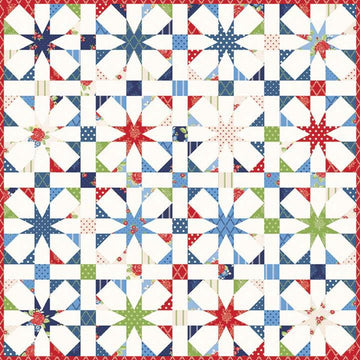 Hidden Shoofly & Flutter Quilt PATTERN P124 - Gerri Robinson - Riley Blake - INSTRUCTIONS Only - Two Quilts One Pattern