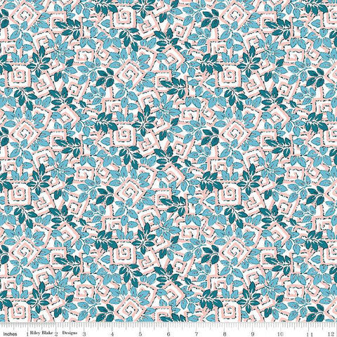 SALE London Parks Coronation Gardens A 01666858A - Riley Blake Designs - Leaves  - Quilting Cotton Fabric