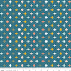 Fat Quarter End of Bolt - SALE FLANNEL Make a Pretty Life Plus F13338 Teal - Riley Blake - Geometric Plus Signs - FLANNEL Cotton Fabric